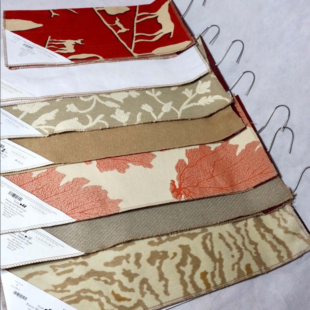 NWT x7 Pack Fabric Swatches 100% Cotton Patterns !